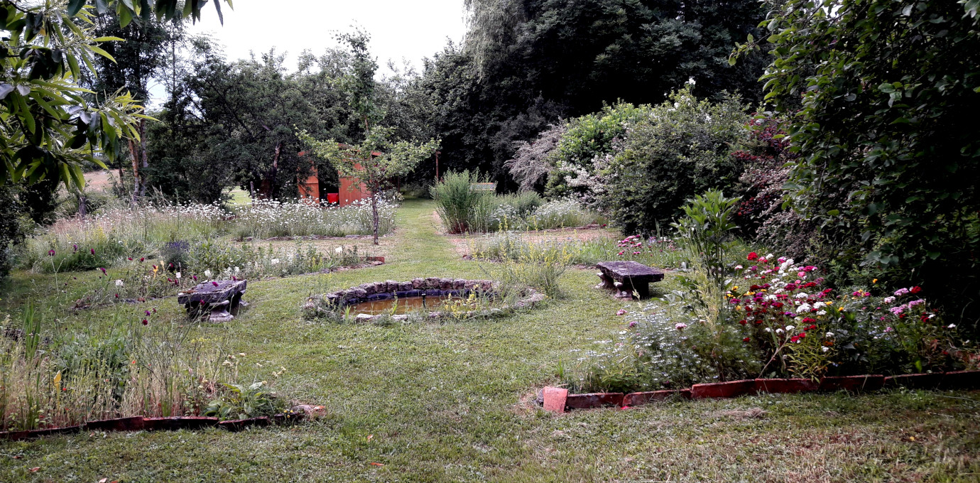 Le jardin de fleurs de La Nouette © Maryline Commoy